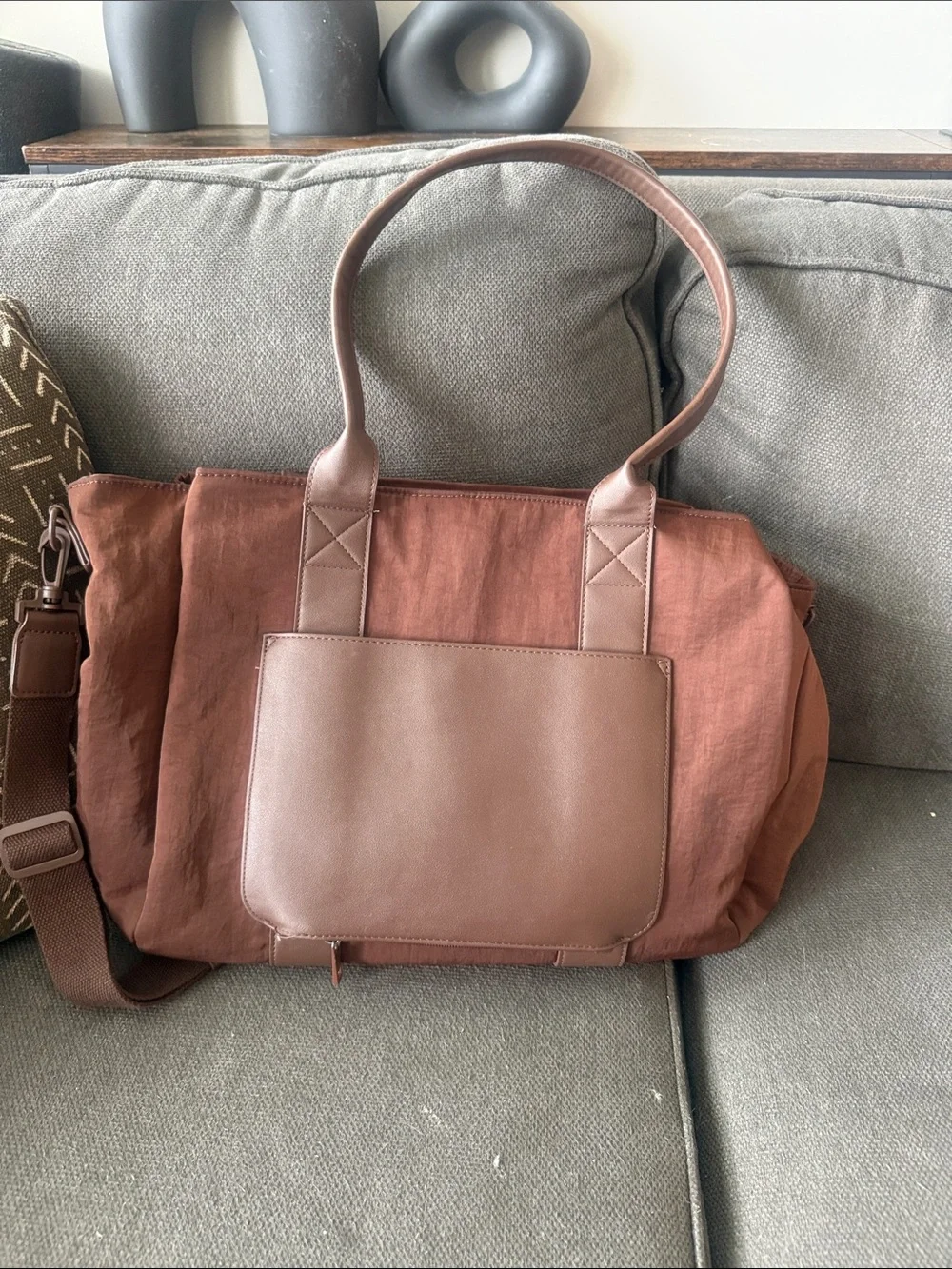 Poppy & Peonies Daily Tote Espresso